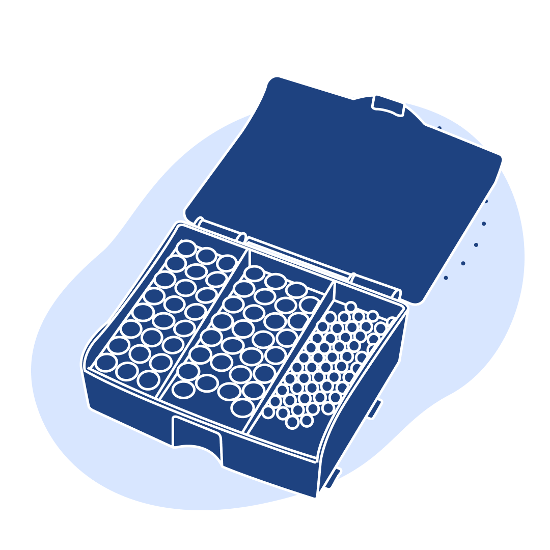 Набор пар трения шарик-пластина