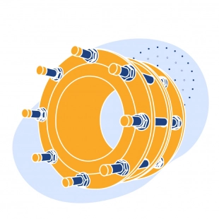 Демонтажная вставка чугунная Ду 50 мм