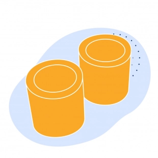 Капролоновая втулка 290х1400 мм белая ПА 6