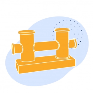 Кнехт крестовой литой 110 мм ГОСТ 11265-73