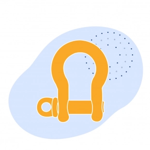 Скоба такелажная 2 Кн