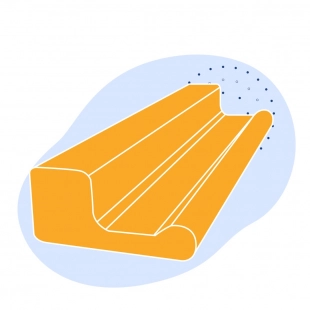 Тормозная шина вагонного замедлителя 4055-А-ГК-07
