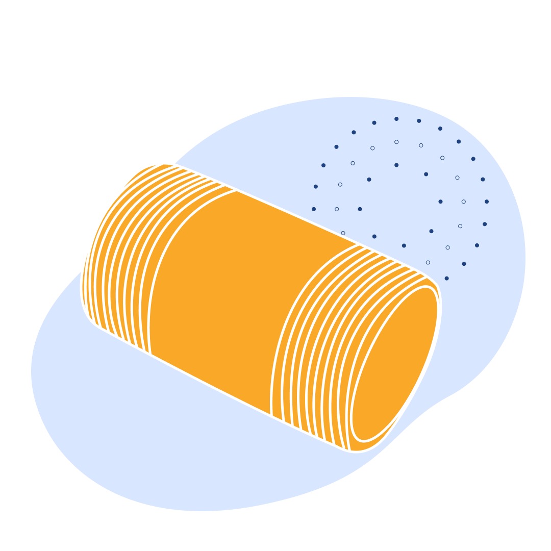 Сгон стальной Ду 40 мм 1 1/2 дюйм ГОСТ 8969-75