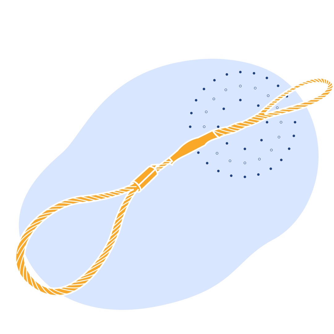 Строп грузовой канатный УСК1 2 т 3 м