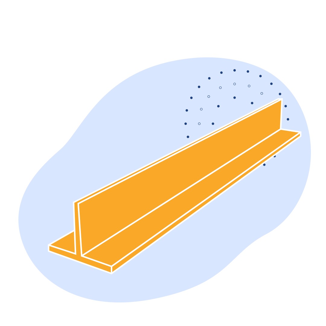 Алюминиевый профиль Т-образный 137x103x44x10 мм ВД17 ГОСТ 29296-92