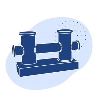 Кнехт крестовой литой 110 мм ГОСТ 11265-73