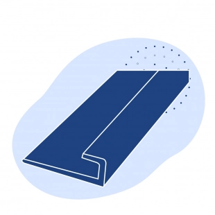 L-образный профиль стальной 75х75х7 мм СТ0 ГОСТ 8509-93