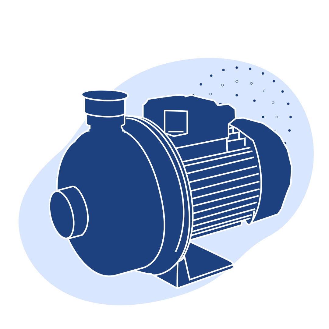 Пищевой центробежный насос ОНЦ3-12/10 без электродвигателя